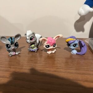 Littlest Pet Shop Multicolor Animal Figurines